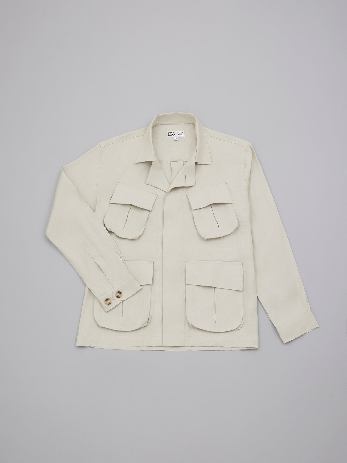 Jungle Linen Jacket - Sage Khaki