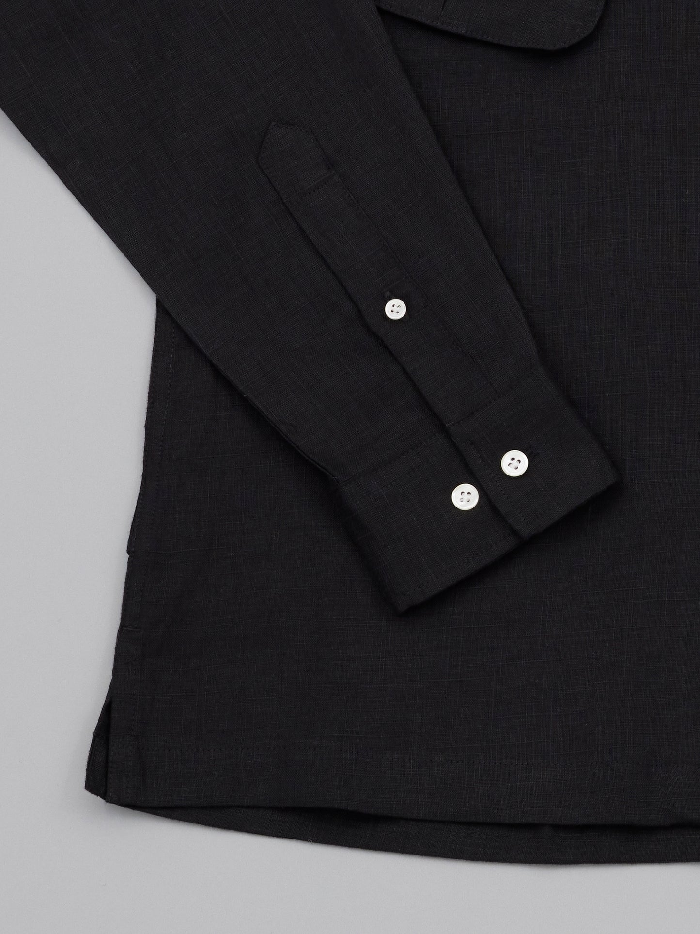 Jungle Shirt - Black Linen