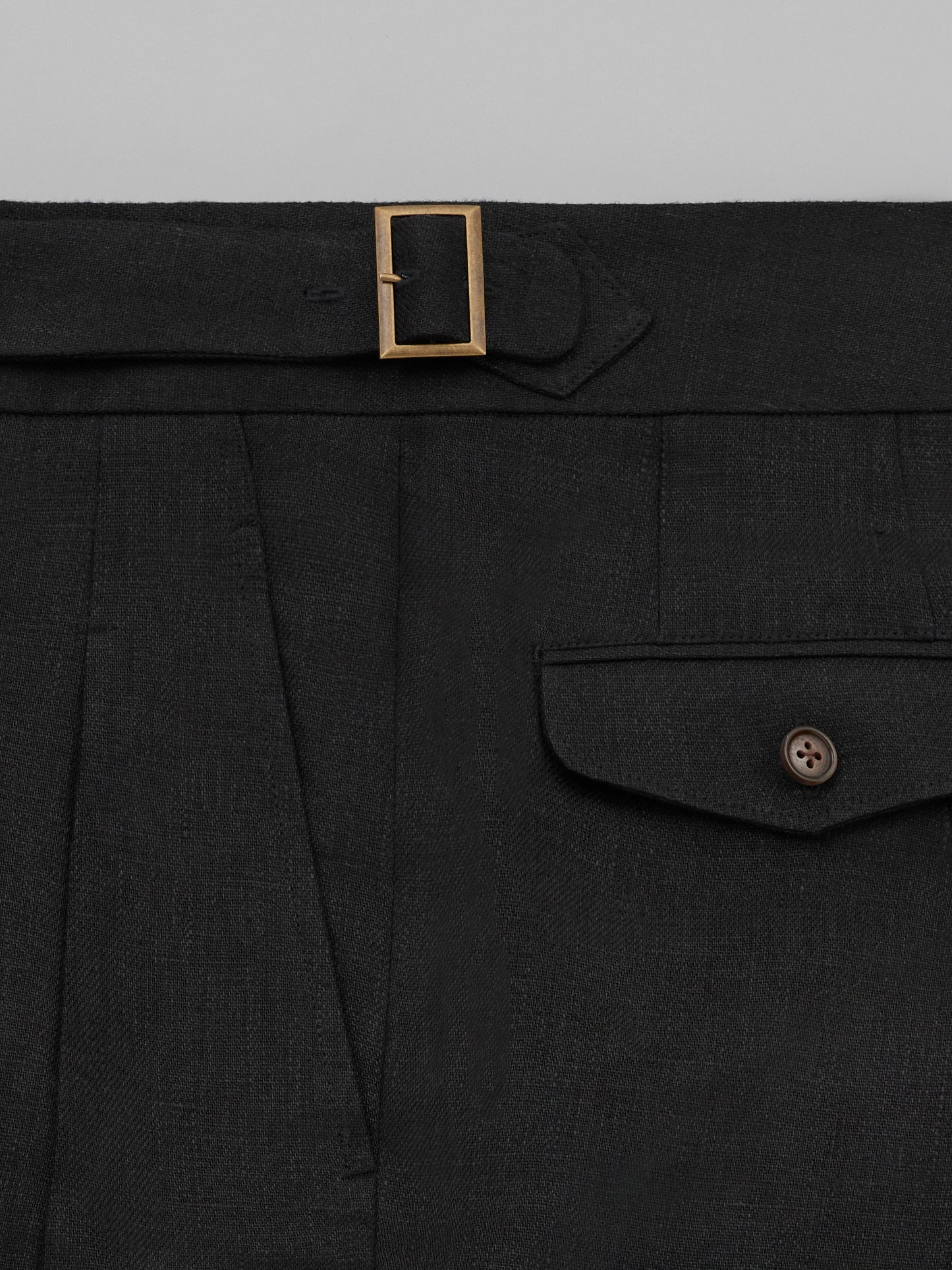Gurkha Trousers - Black Hemp