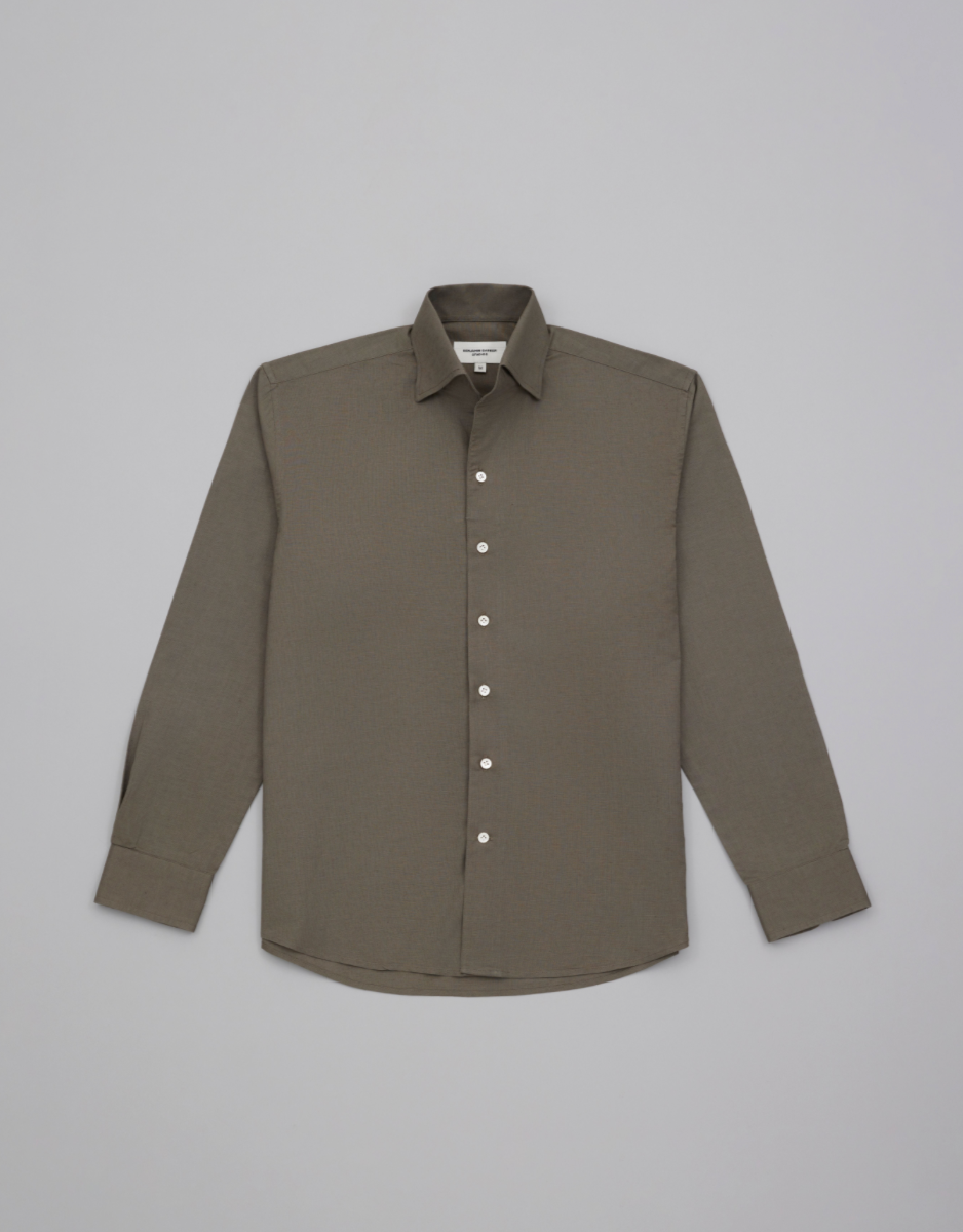 Librairie Swallow Collar Shirt - Olive