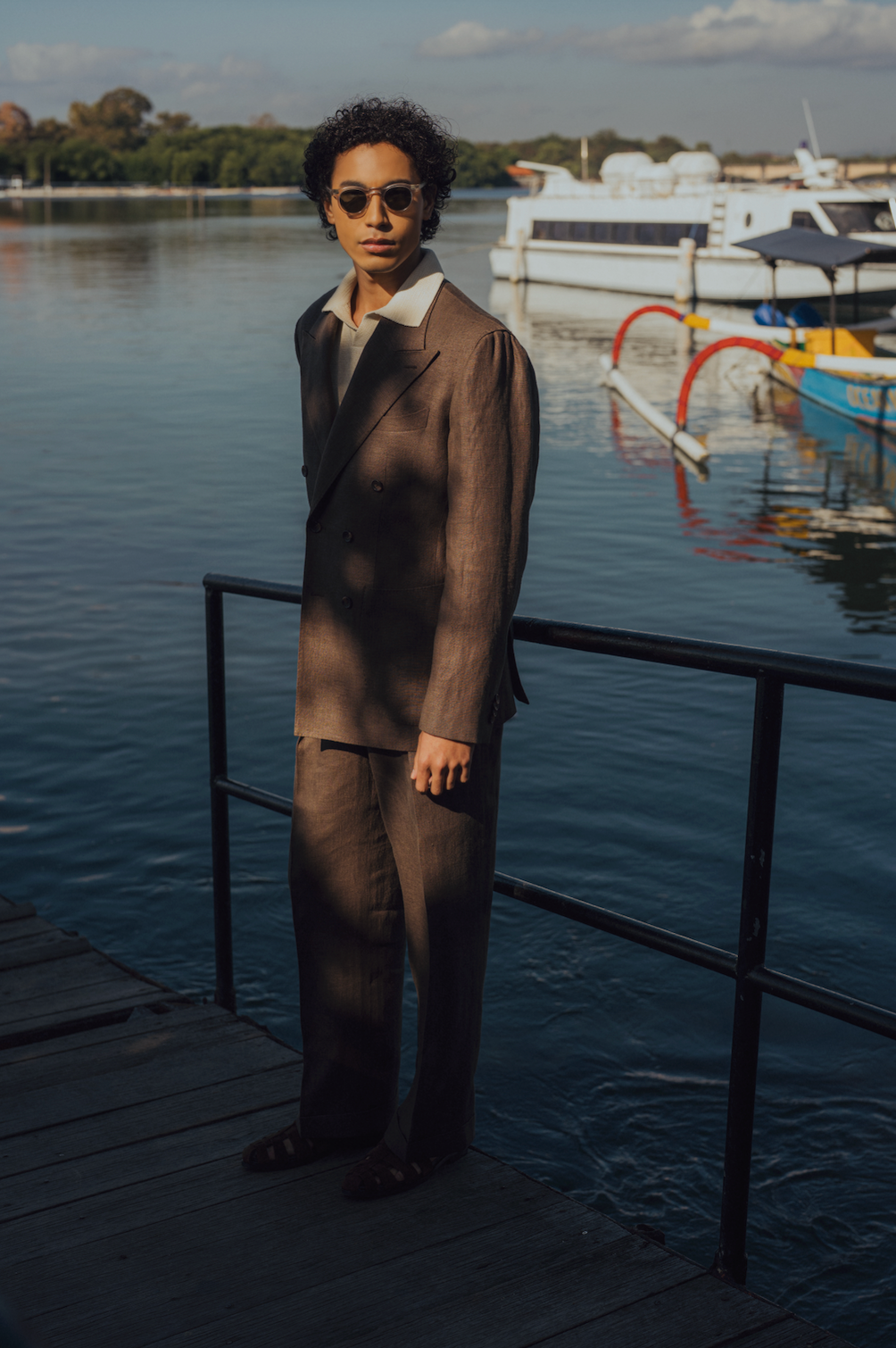 Leon Trousers - Cocoa Hemp