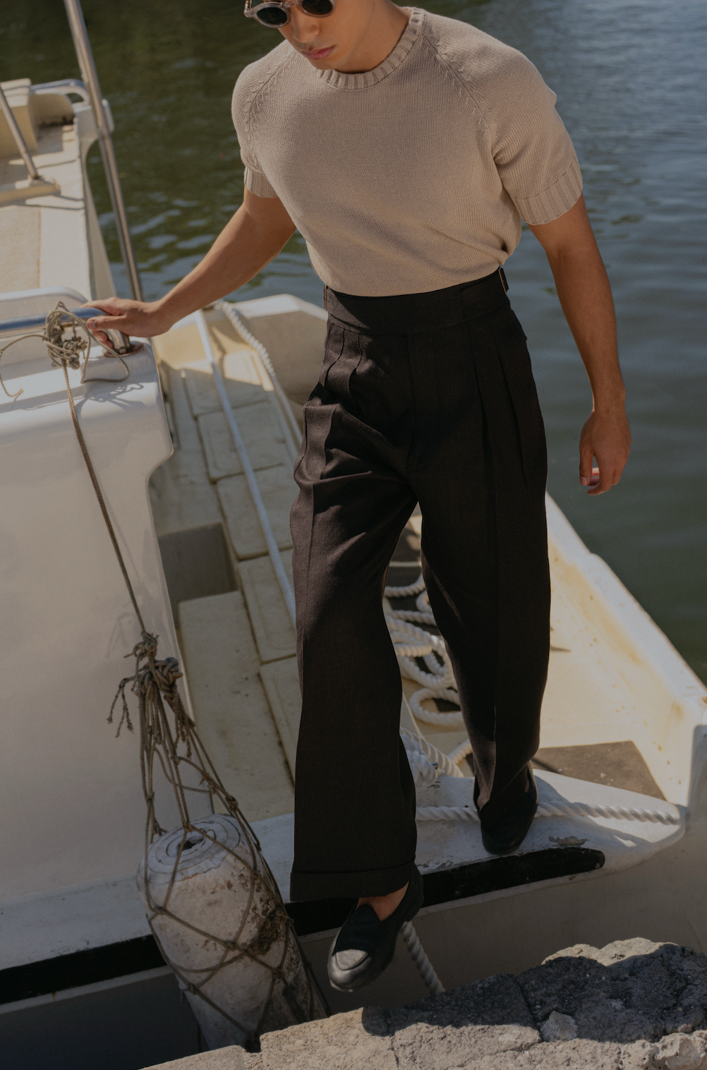 Gurkha Trousers - Black Hemp