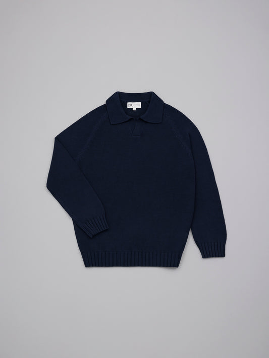 Massif Polo LS Raglan - Navy