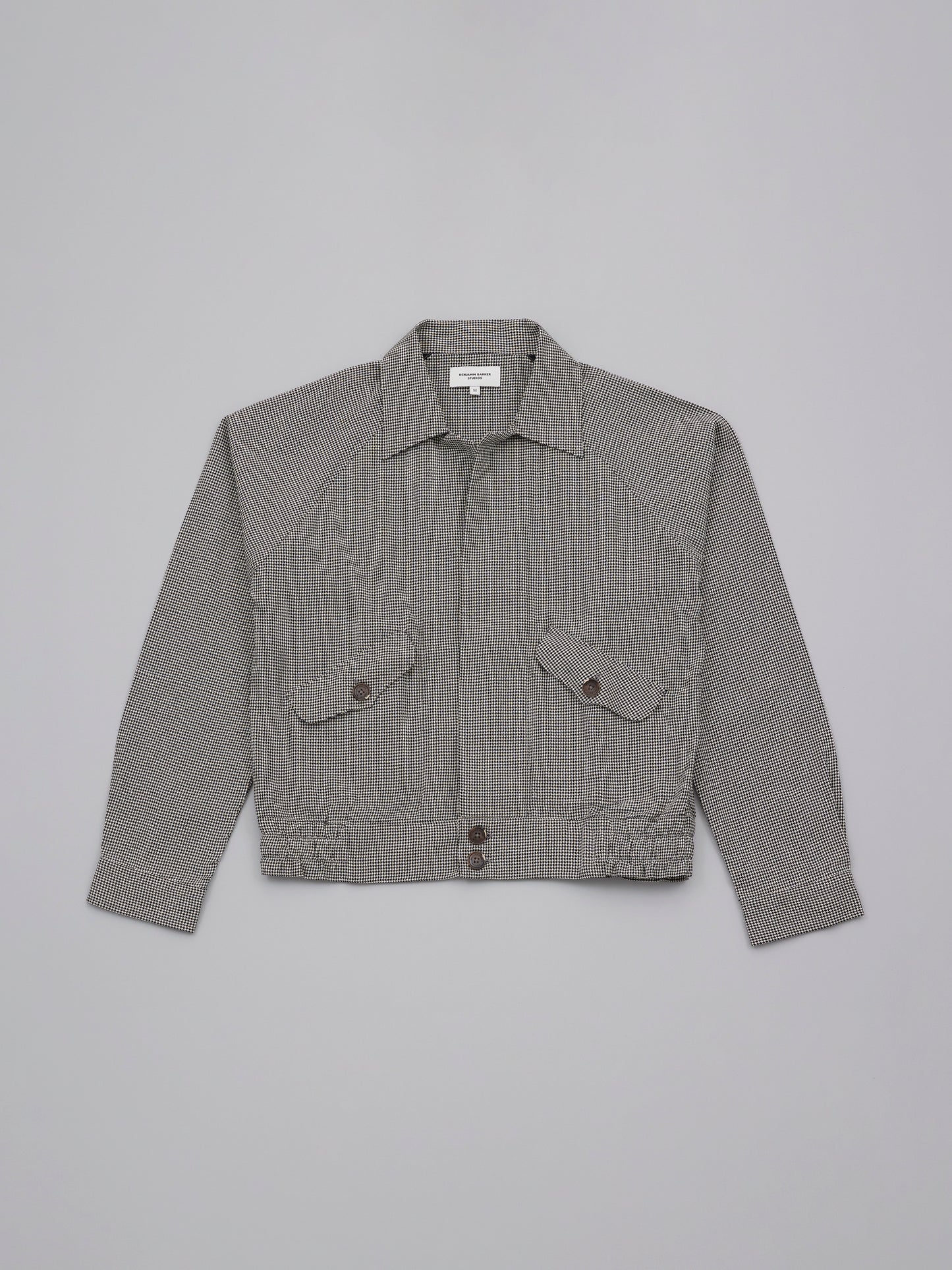NOMADE A-2 Flight Blouson - Cotton Houndstooth