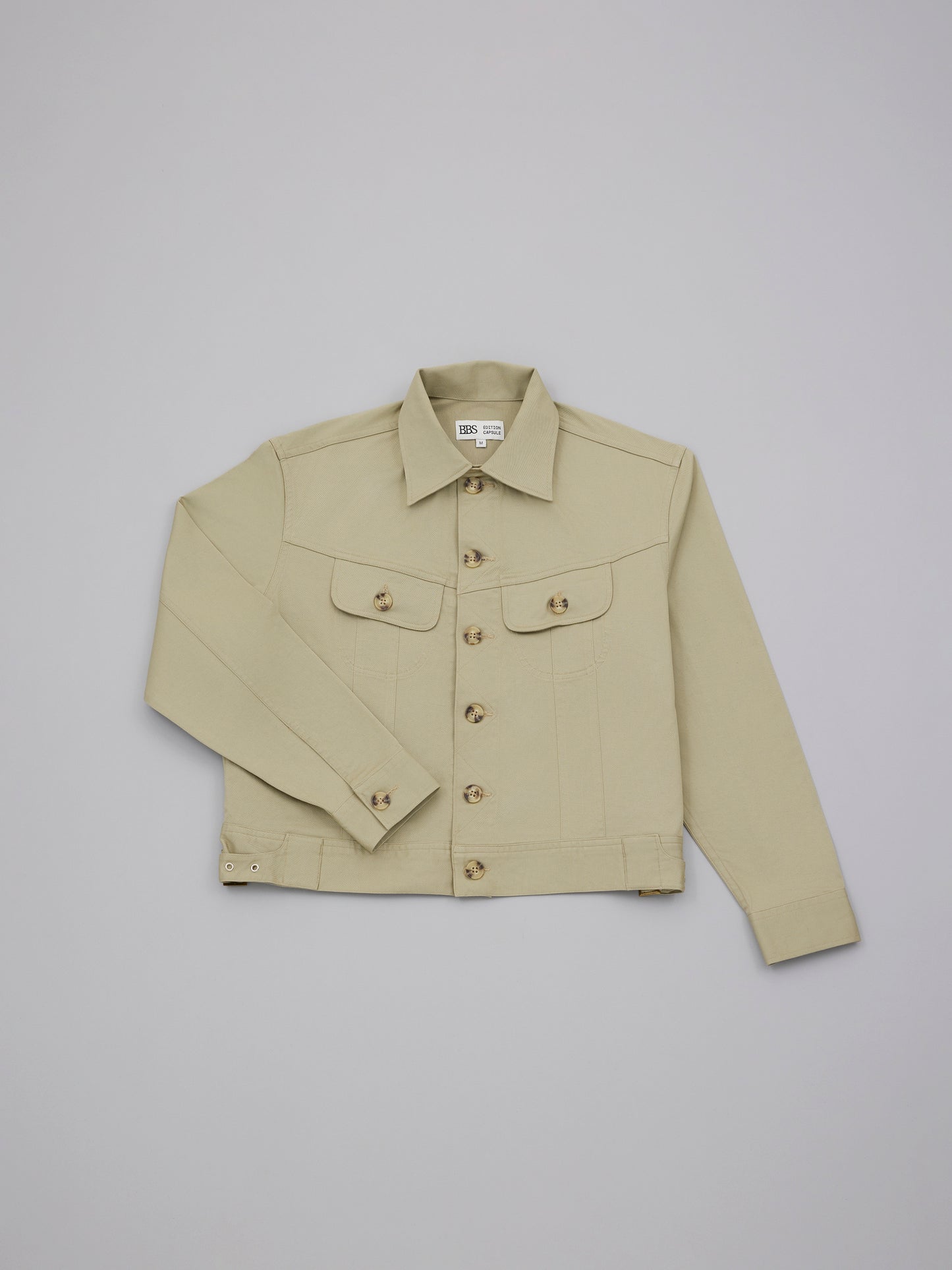 Trucker Cotton Jacket - Khaki