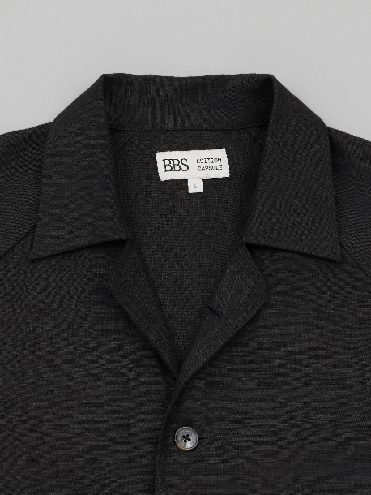 Flight Jacket - Black Hemp Twill