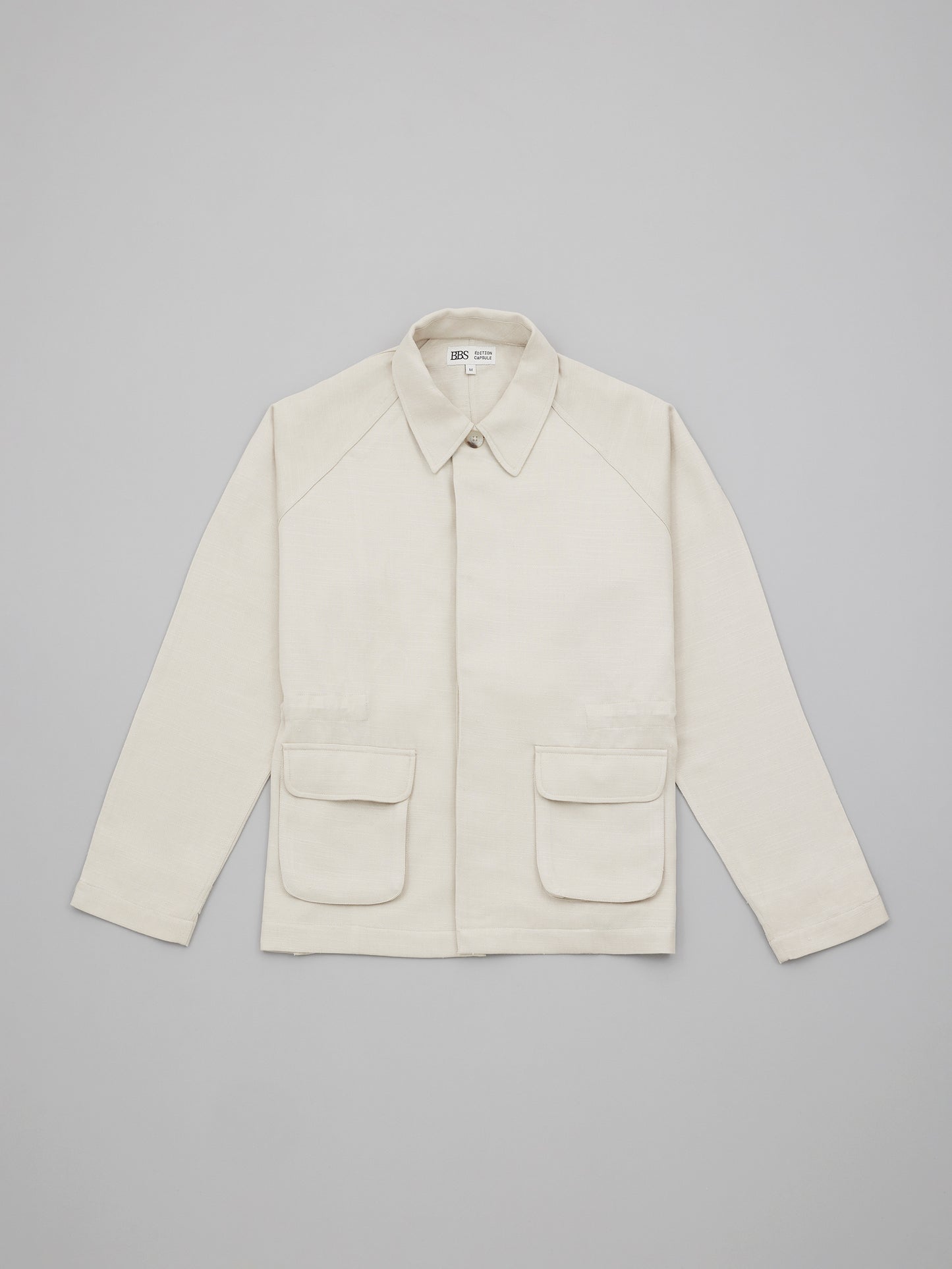 Painter Jacket - Cream Cotton Linen