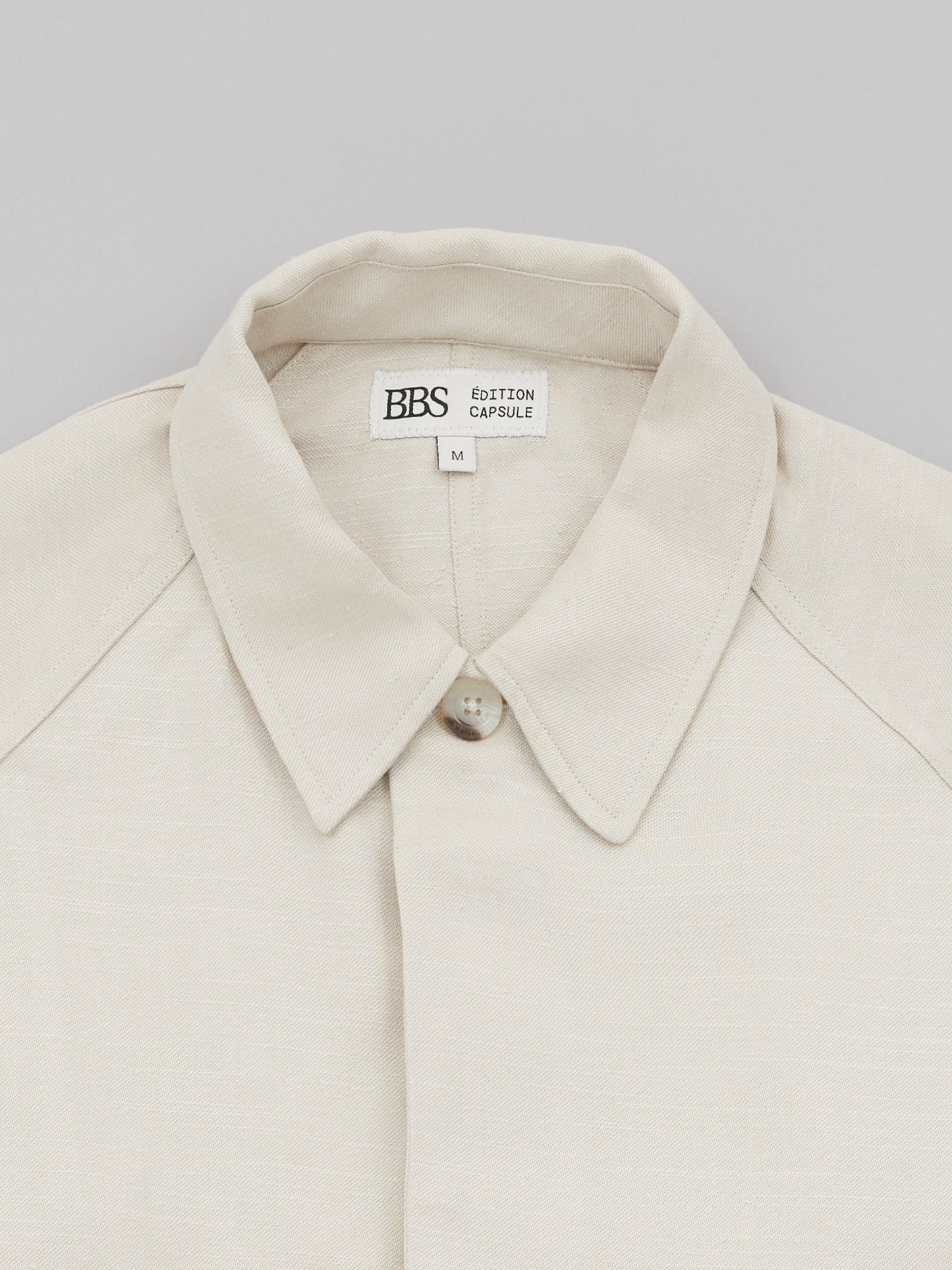 Painter Jacket - Cream Cotton Linen