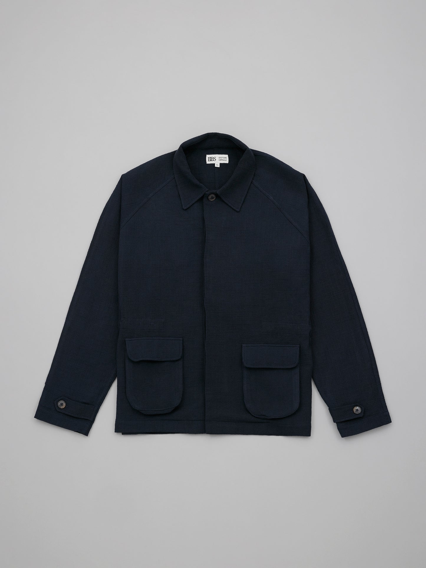 Painter Jacket - Navy Tatami Linen