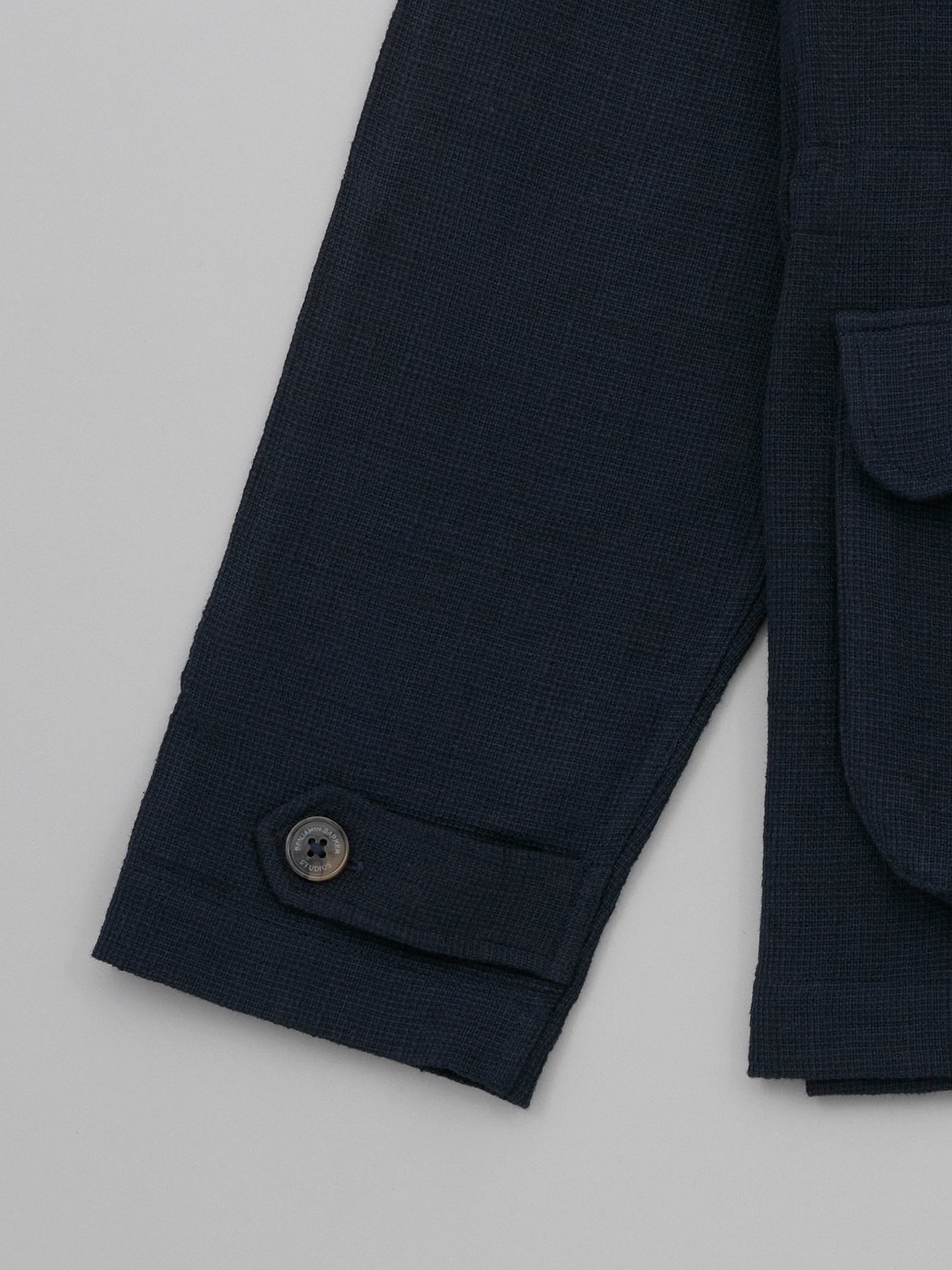 Painter Jacket - Navy Tatami Linen
