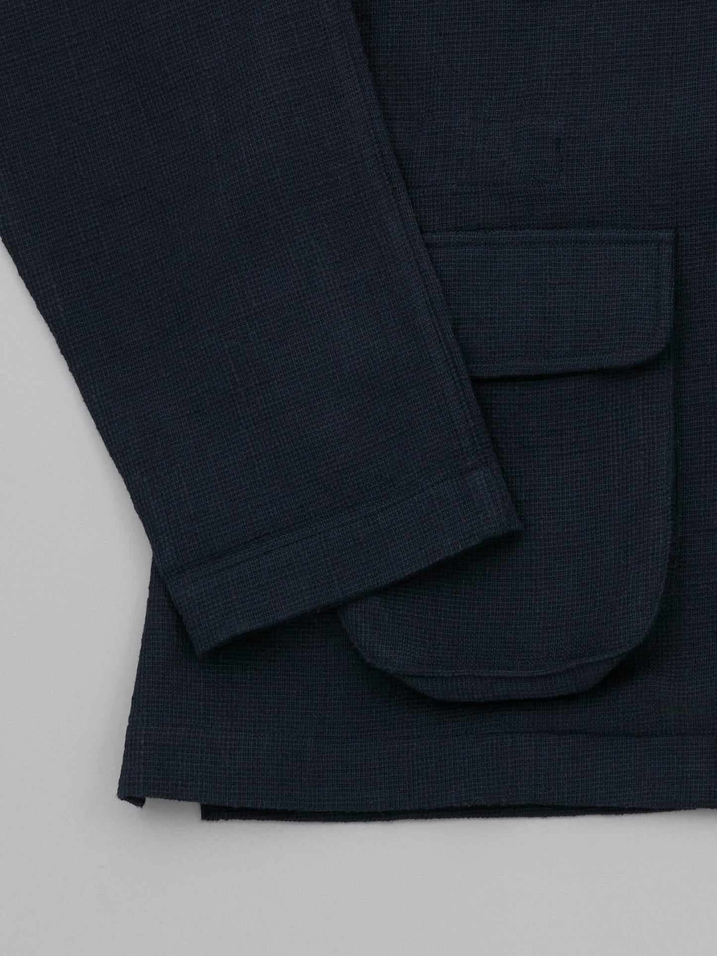 Painter Jacket - Navy Tatami Linen