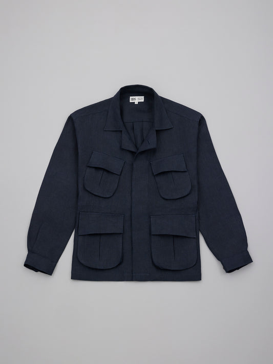 Jungle Jacket - Navy Hemp