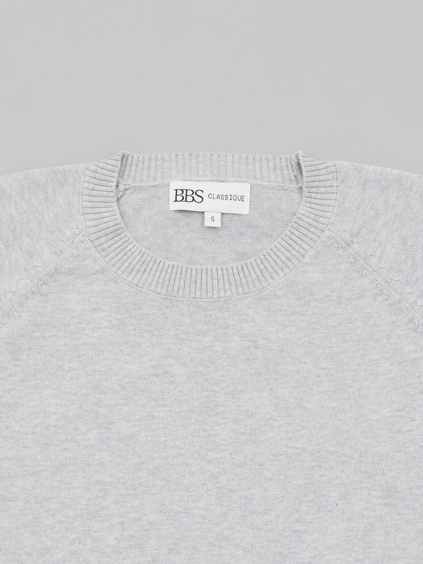 Raglan Classic Crew - Heather Grey