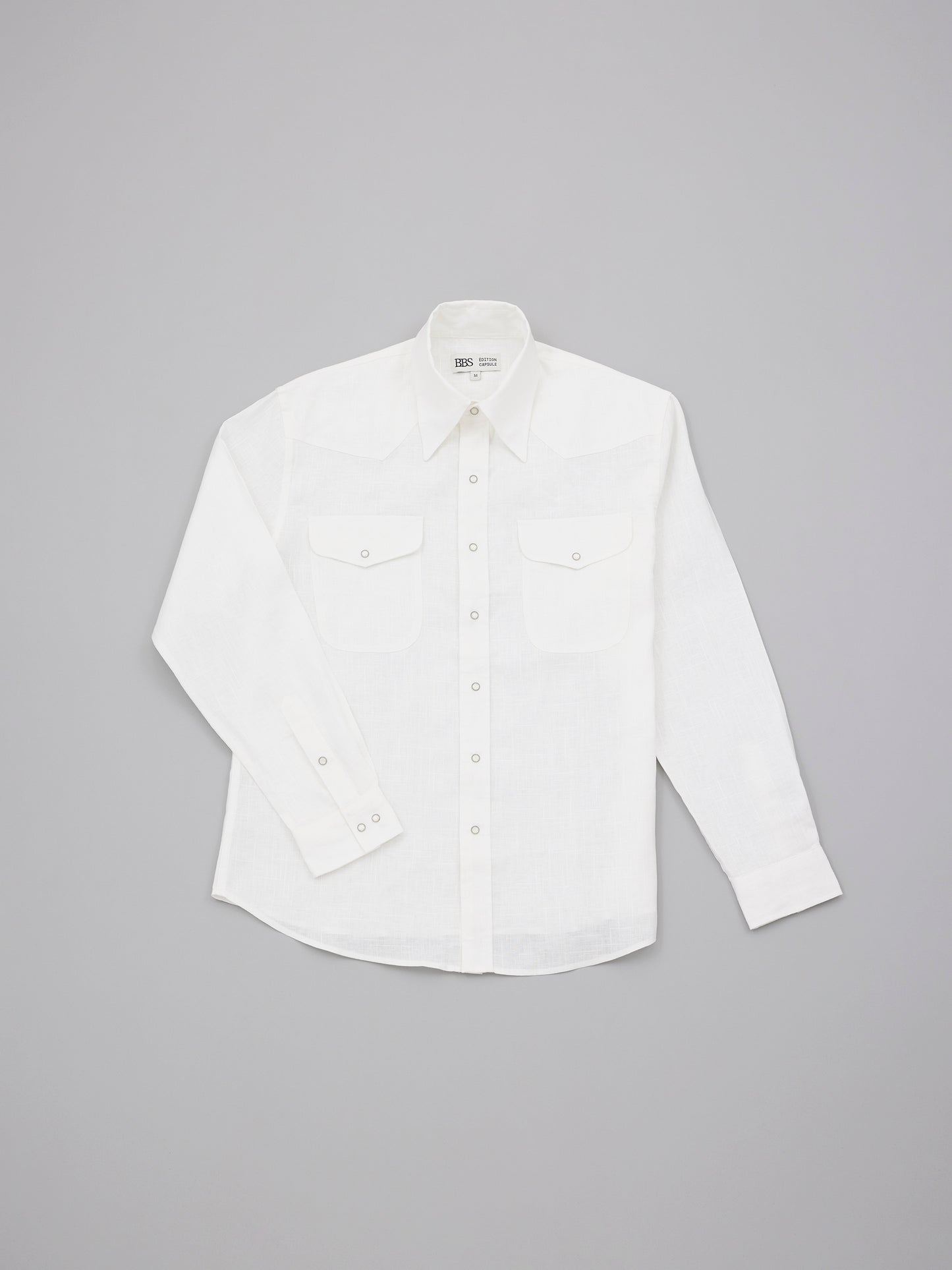Western Shirt - White Linen