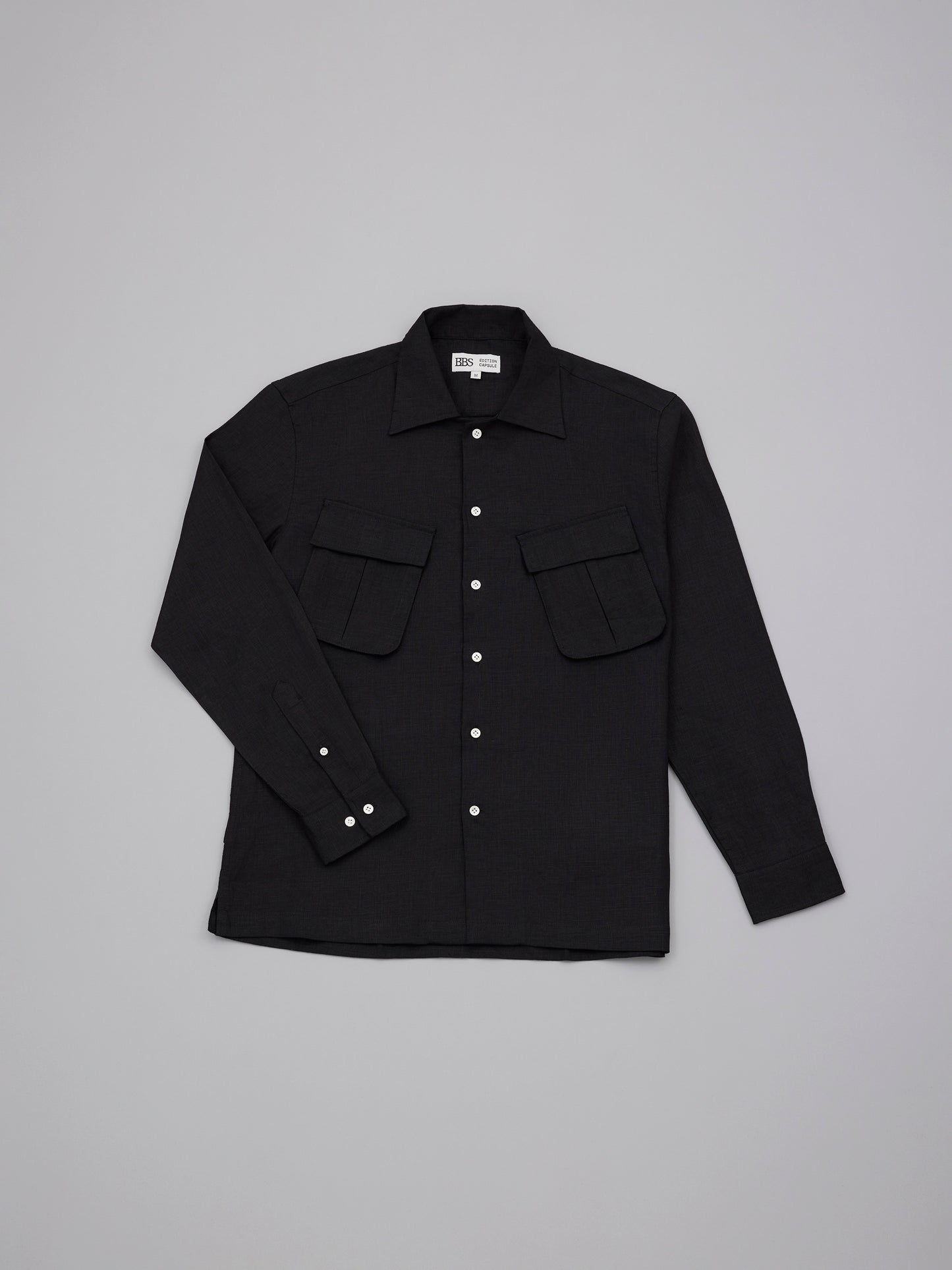 Jungle Shirt - Black Linen