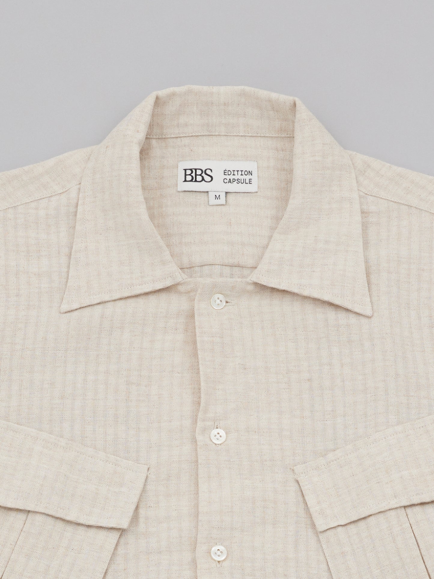 Jungle Shirt - Oat Herringbone