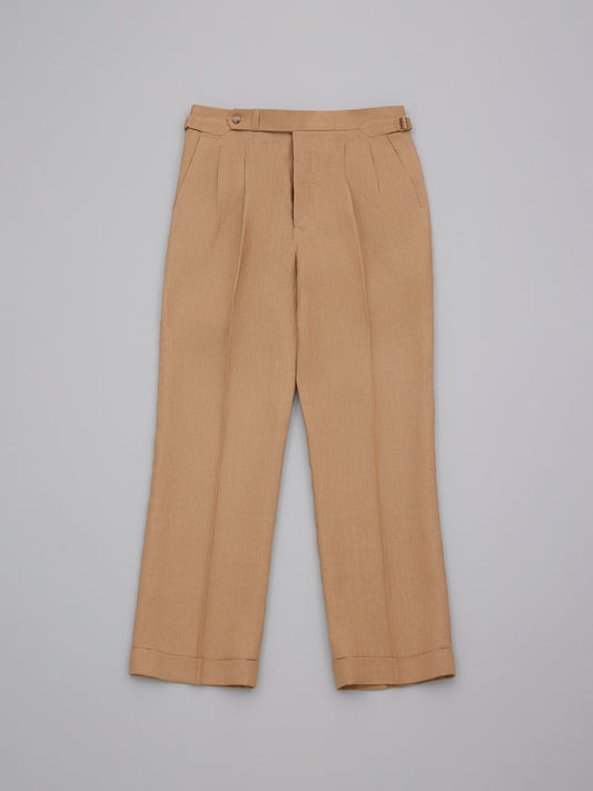 Nomade Leon Side-Tabs Trousers - Khaki