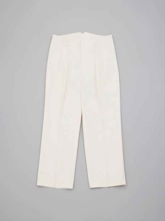 Hollywood Cotton Trousers - Off White