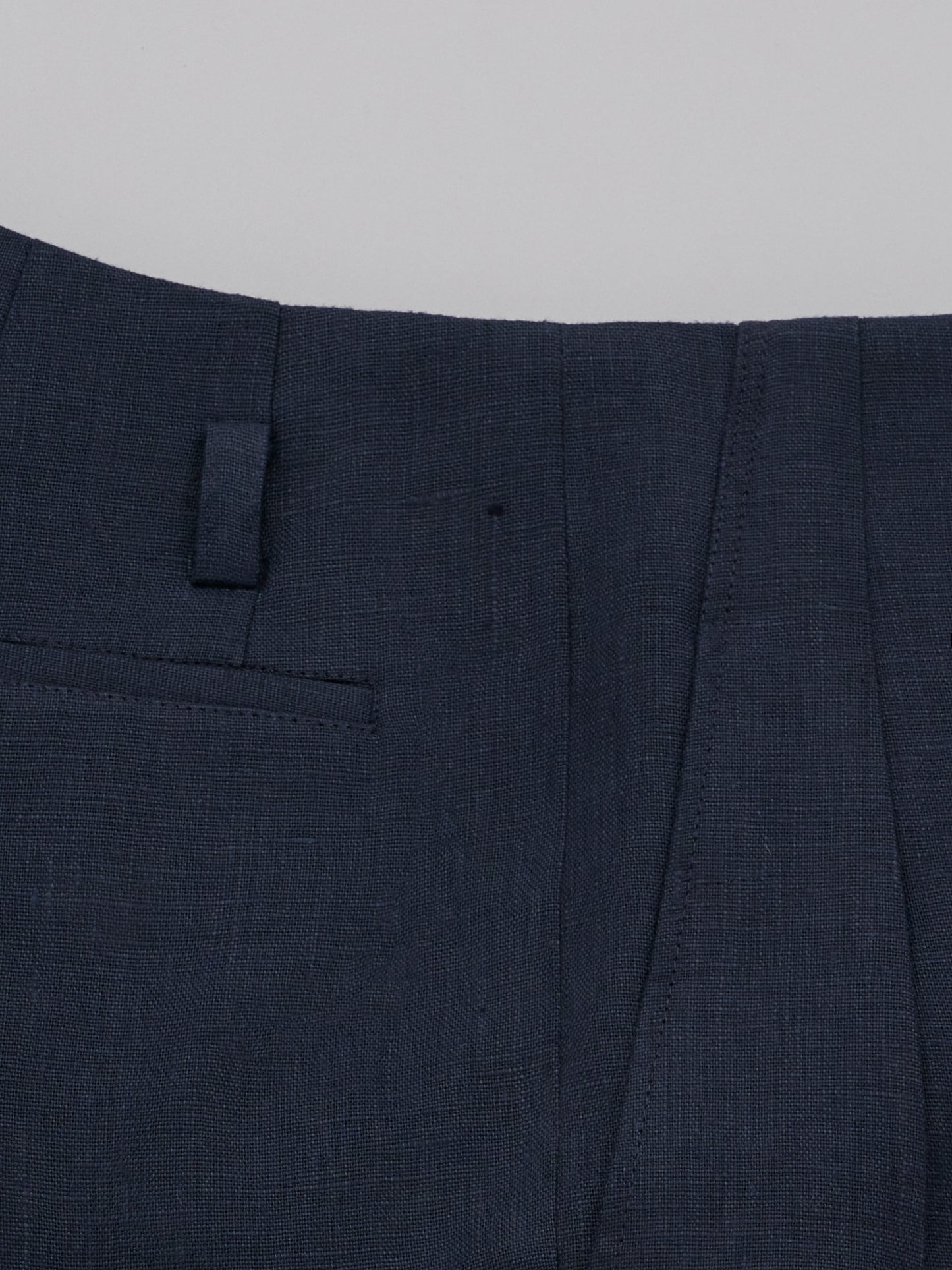Hollywood Linen Trousers - Navy