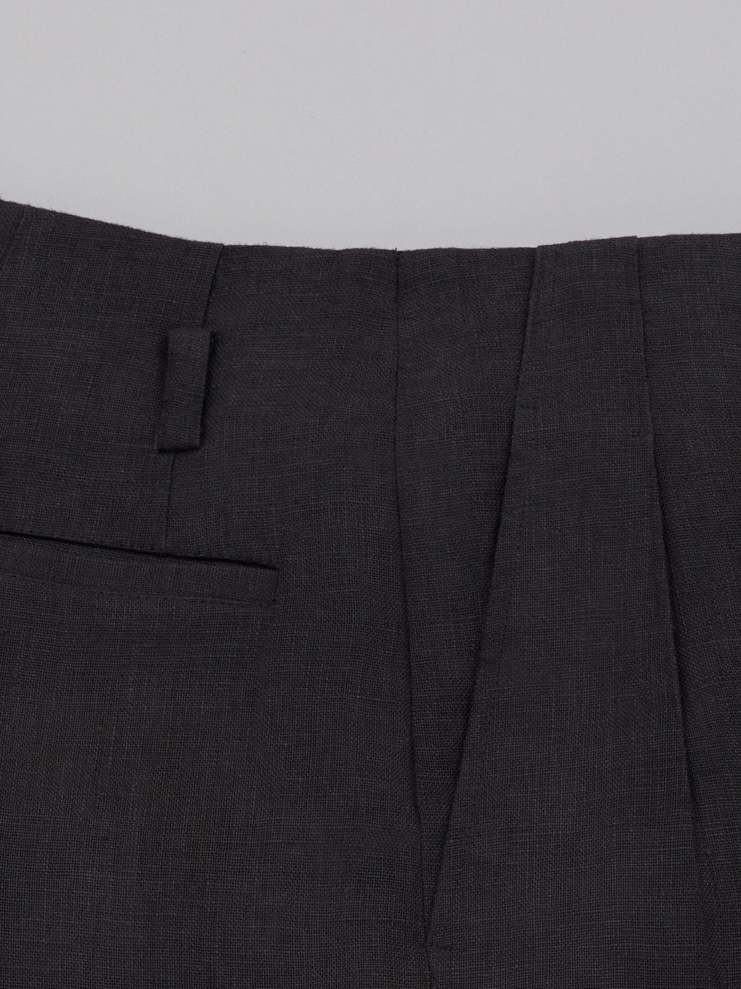 Hollywood Linen Trousers - Black