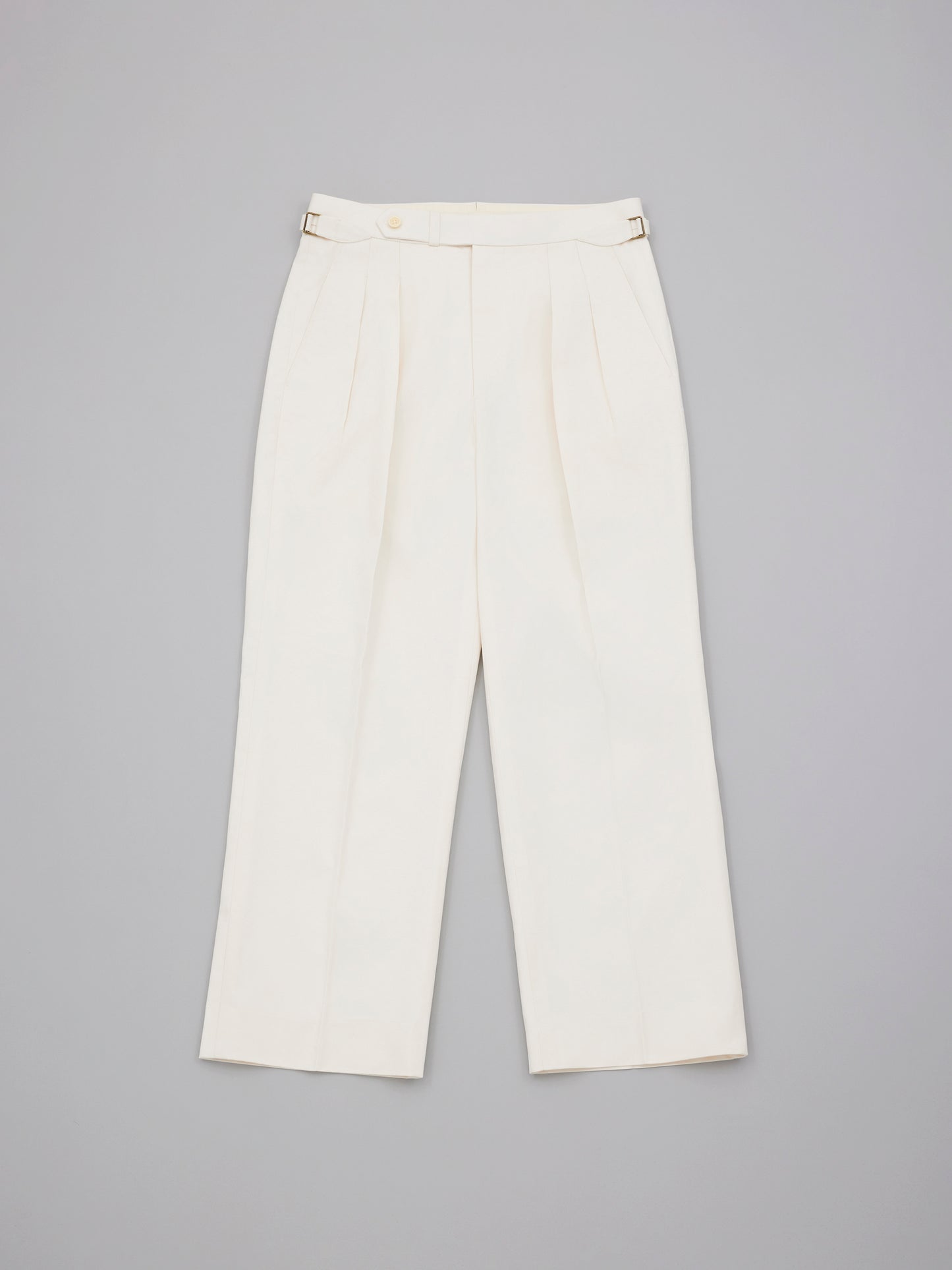 Leon Cotton Trousers - Off White
