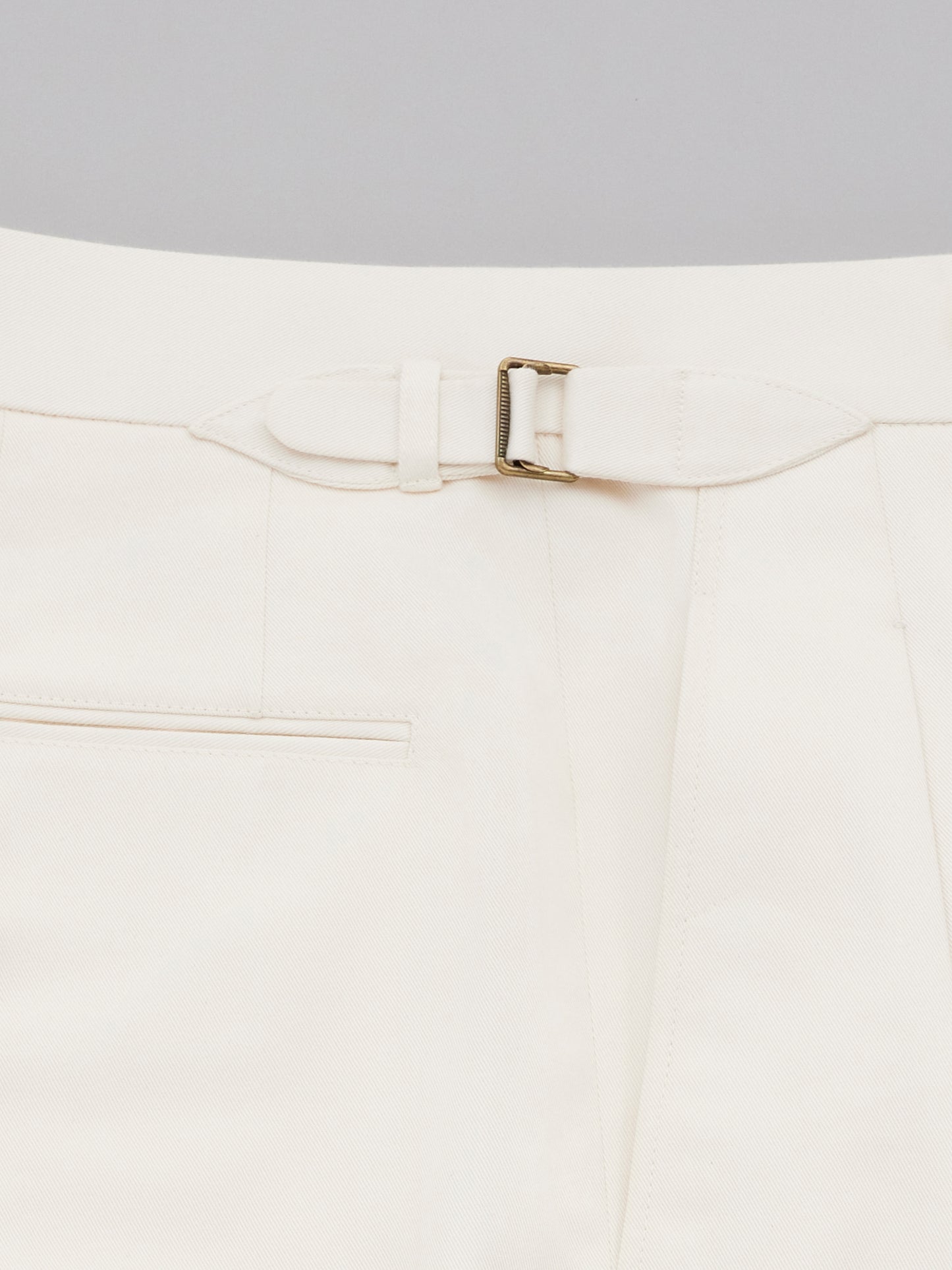 Leon Cotton Trousers - Off White