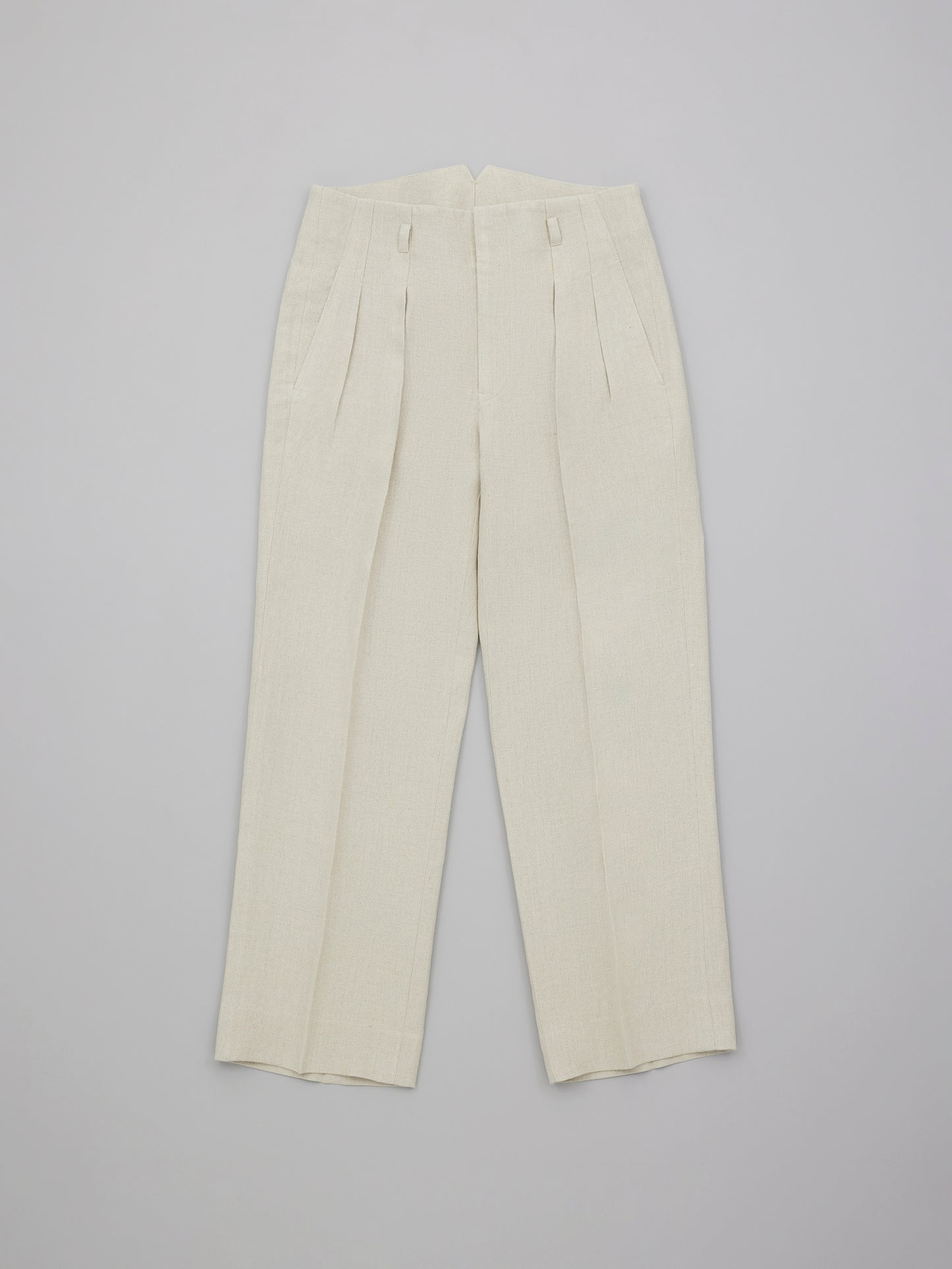 Hollywood Trousers - Natural Linen