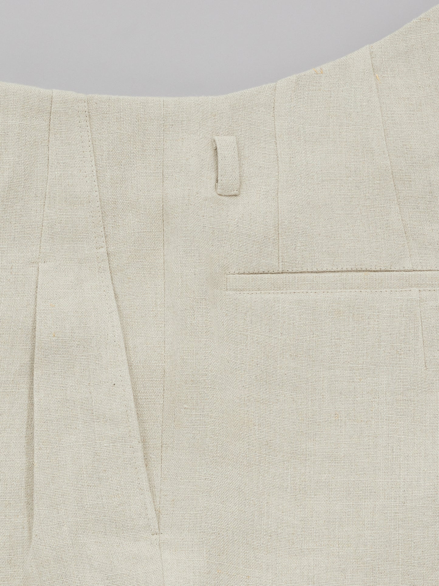 Hollywood Trousers - Natural Linen