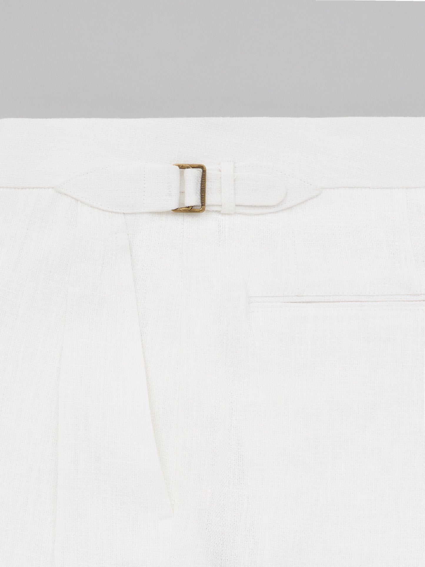 Leon Trousers - White Hemp