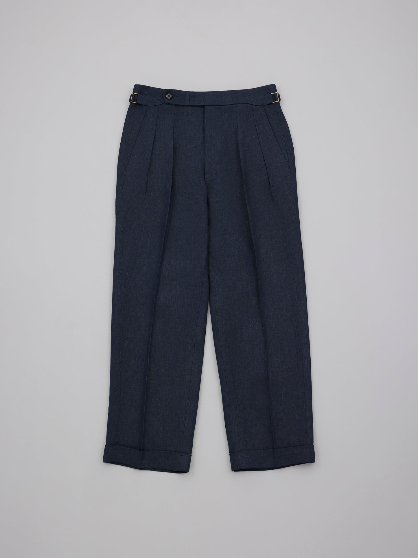 Leon Trousers - Navy Hemp