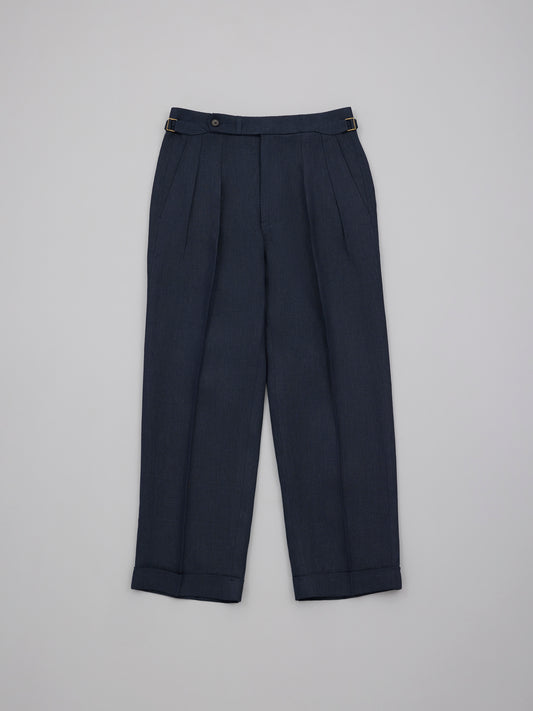 Leon Trousers - Navy Hemp