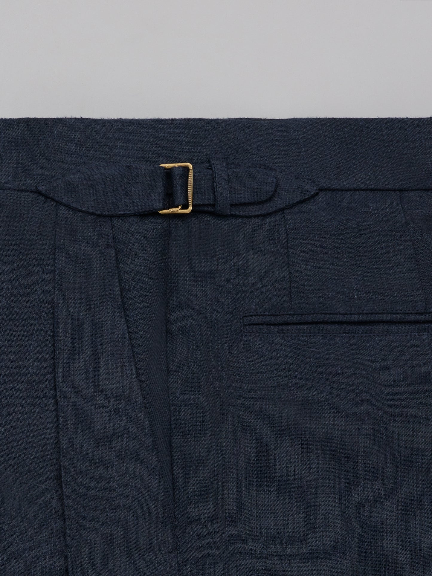 Leon Trousers - Navy Hemp