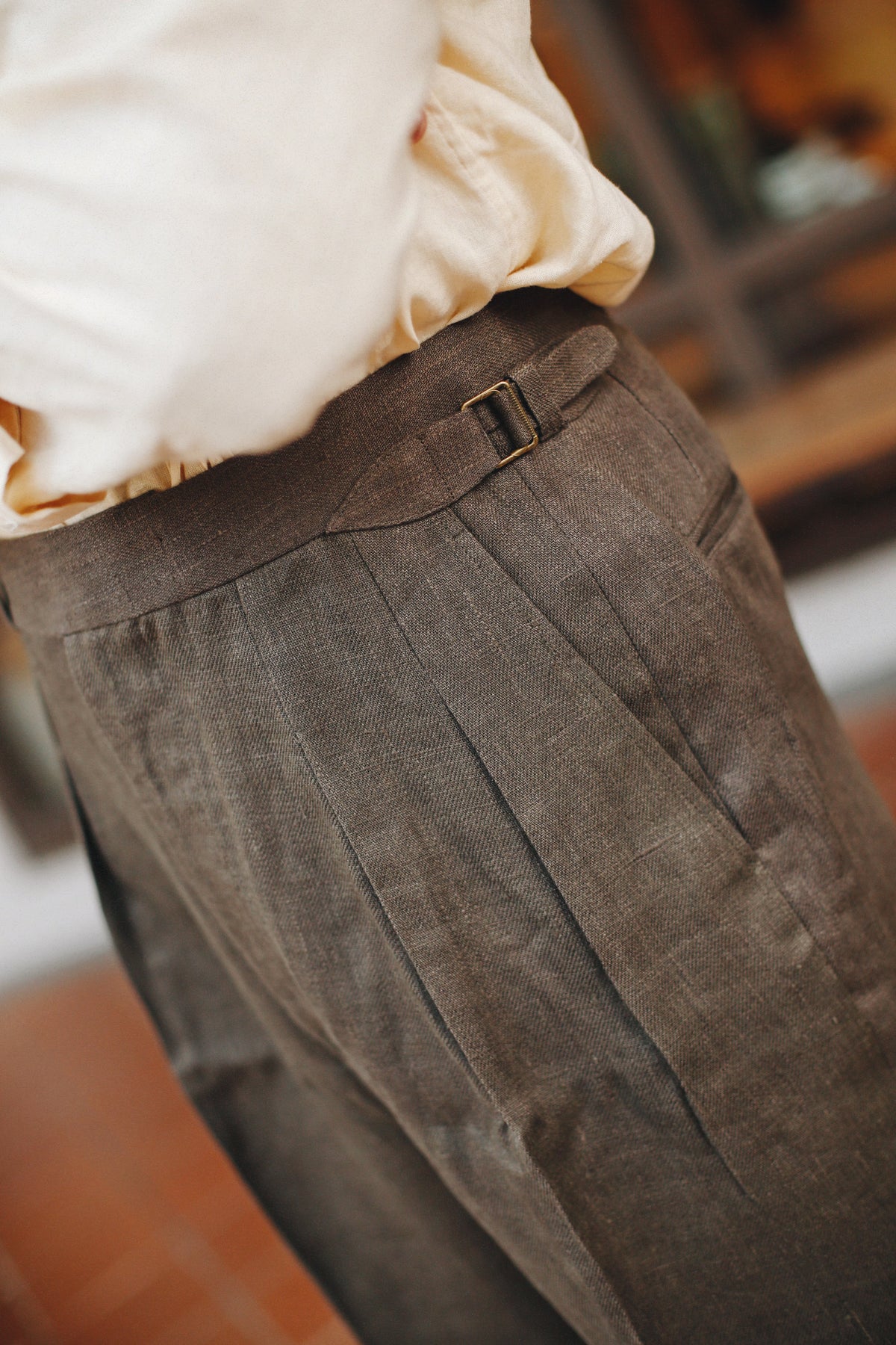 Leon Trousers - Cocoa Hemp