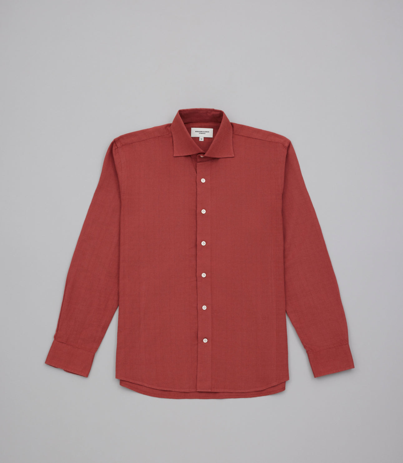 Librairie Spread Collar Shirt - Brick