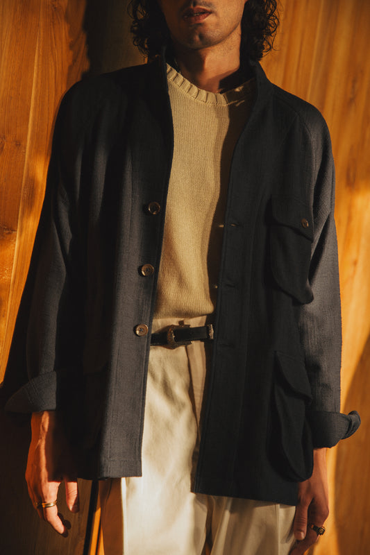 Teba Tatami Jacket - Navy