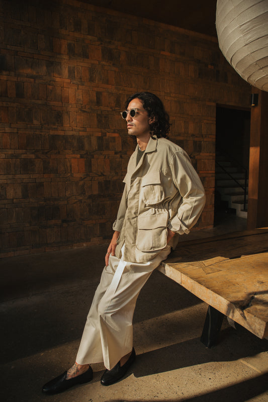 Jungle Cotton Jacket - Khaki