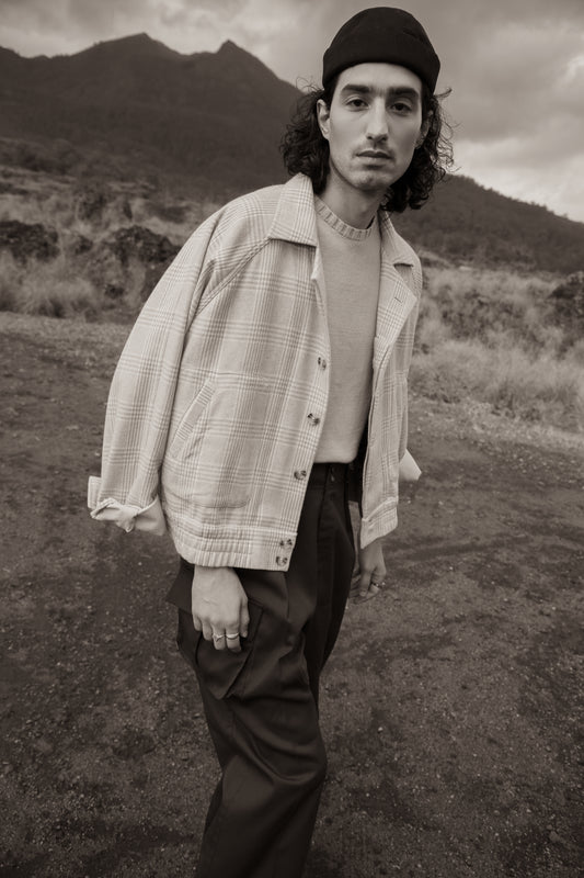 Flight Jacket - Glen-Check Wool