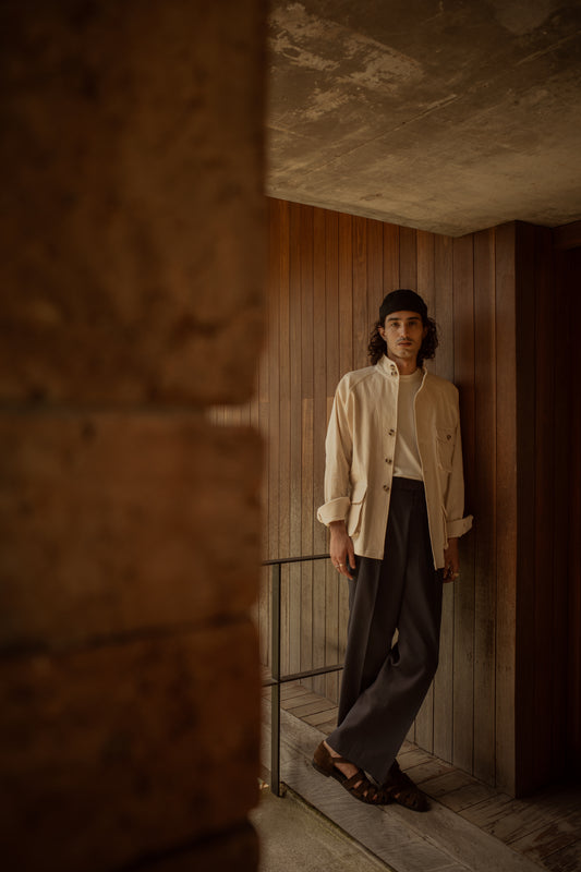 Teba Calico Jacket - Cream