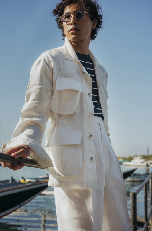 Jungle Jacket - White Hemp