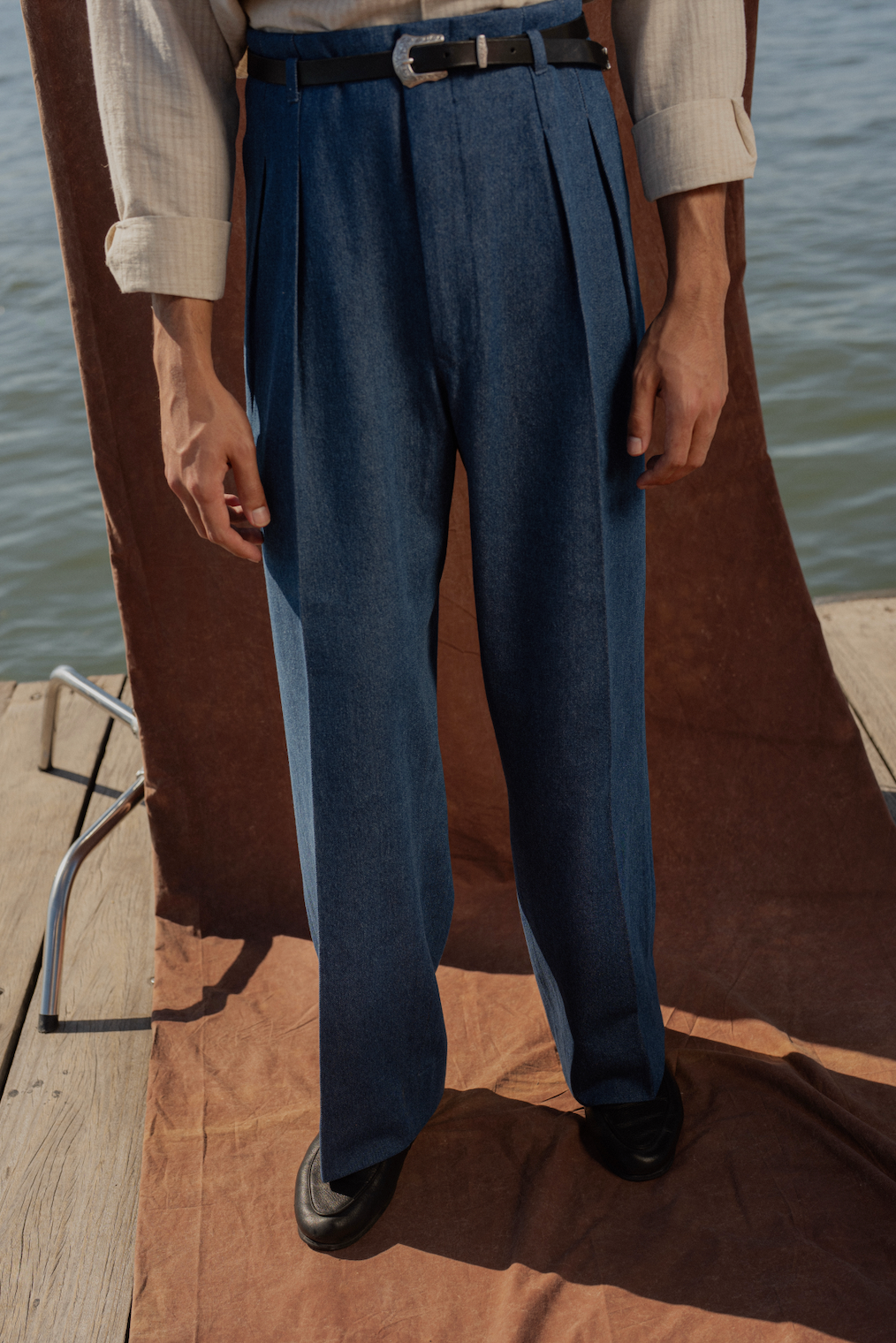 Hollywood Trousers - Stonewash